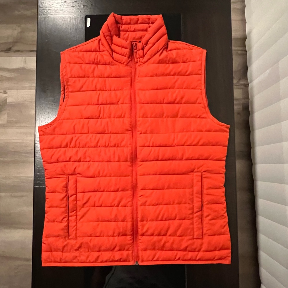GAP Orange Quilted Vest